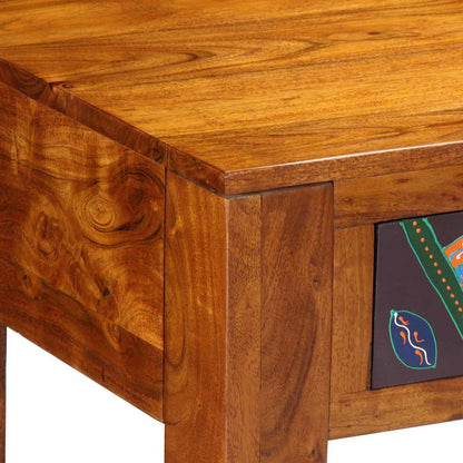Desk with Drawer Brown 110 x 50 x 73 cm Solid Acacia wood