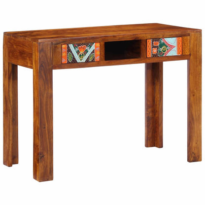 Desk with Drawer Brown 100 x 50 x 75 cm Solid Acacia wood