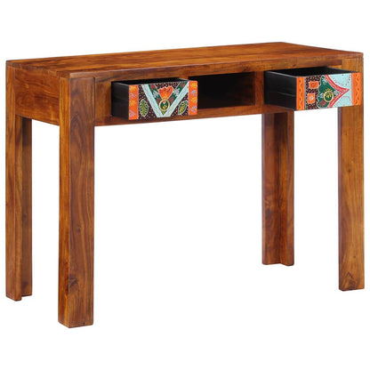 Desk with Drawer Brown 100 x 50 x 75 cm Solid Acacia wood