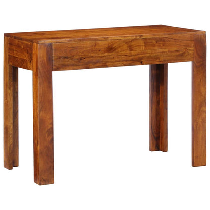 Desk with Drawer Brown 100 x 50 x 75 cm Solid Acacia wood