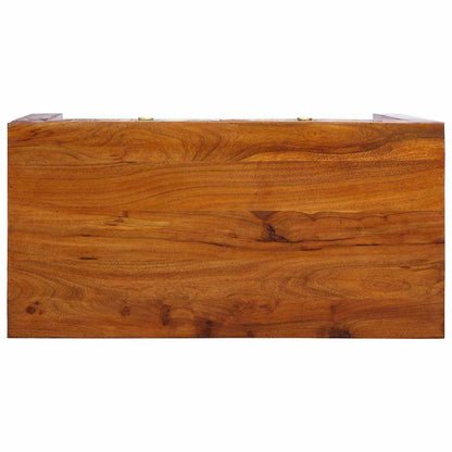 Desk with Drawer Brown 100 x 50 x 75 cm Solid Acacia wood