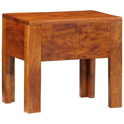 Side Table with Drawer Brown 40 x 30 x 36 cm Solid Acacia wood