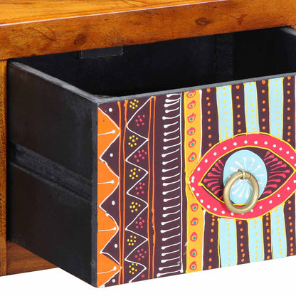 Bedside Cabinet Brown 35 x 30 x 22 cm Solid acacia wood