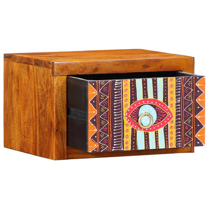 Bedside Cabinet 2 pcs Brown 35 x 30 x 22 cm Solid acacia wood