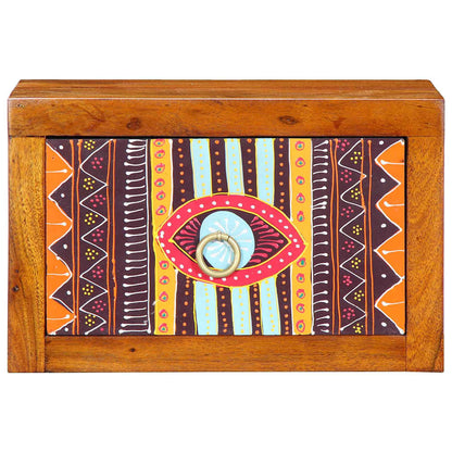 Bedside Cabinet 2 pcs Brown 35 x 30 x 22 cm Solid acacia wood