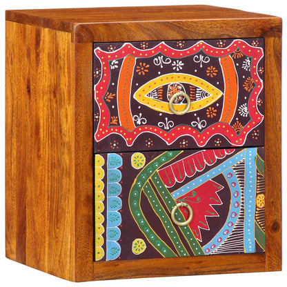 Bedside Cabinet 2 pcs Brown 35 x 30 x 40 cm Solid acacia wood
