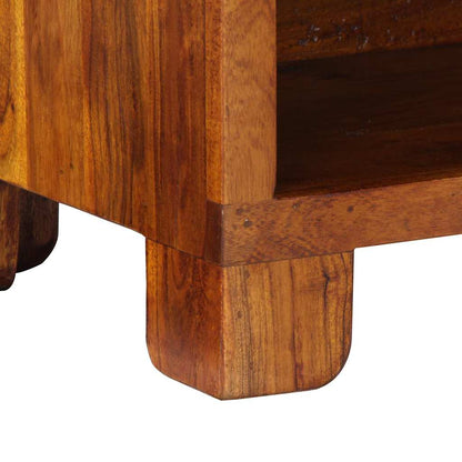 Shoe Bench Multicolour 100 x 35 x 45 cm Solid acacia wood