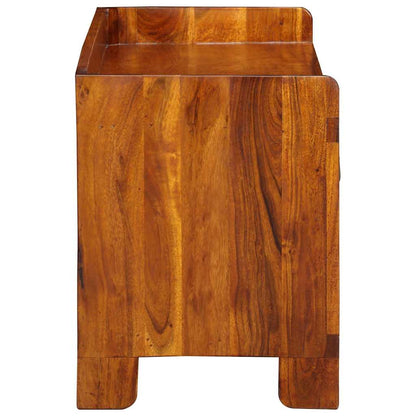 Shoe Bench Multicolour 100 x 35 x 45 cm Solid acacia wood