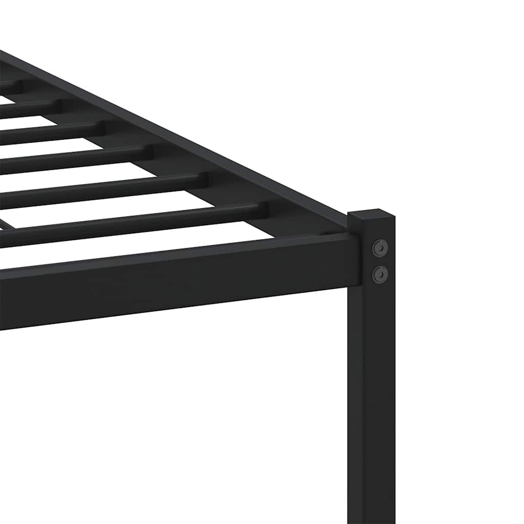 Bed Frame without Mattress with Headboard Brown Oak 150x200 cm King Size