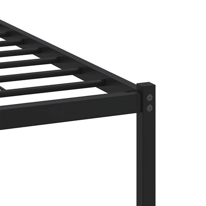 Bed Frame without Mattress with Headboard Brown Oak 150x200 cm King Size
