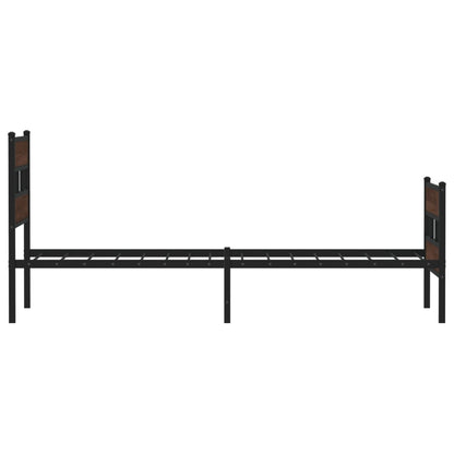 Bed Frame without Mattress with Headboard and Footboard 107x203 cm
