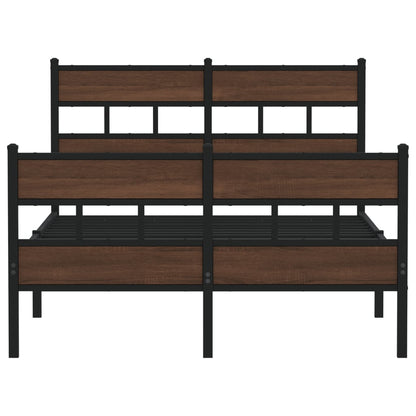 Bed Frame without Mattress with Headboard and Footboard 120x200 cm