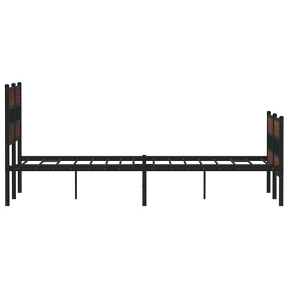 Bed Frame without Mattress with Headboard and Footboard 120x200 cm