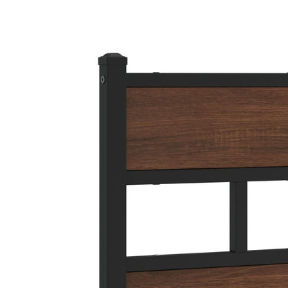 Bed Frame without Mattress with Headboard and Footboard 120x200 cm