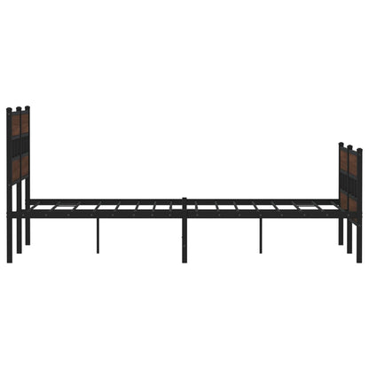 Bed Frame without Mattress with Headboard and Footboard 140x200 cm