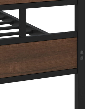 Bed Frame without Mattress with Headboard and Footboard 140x200 cm