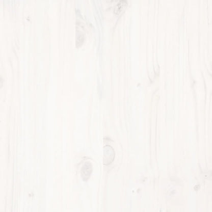 Bed Frame without Mattress White 140x200 cm Solid Wood Pine