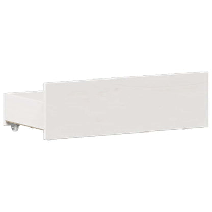 Bed Frame without Mattress with Headboard White 120x190 cm Small Double Solid Wood Pine