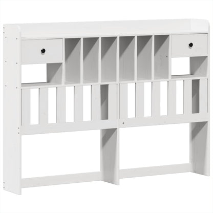 Bed Frame without Mattress White 160x200 cm Solid Wood Pine