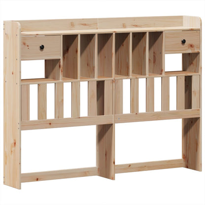 Bed Frame without Mattress 140x200 cm Solid Wood Pine