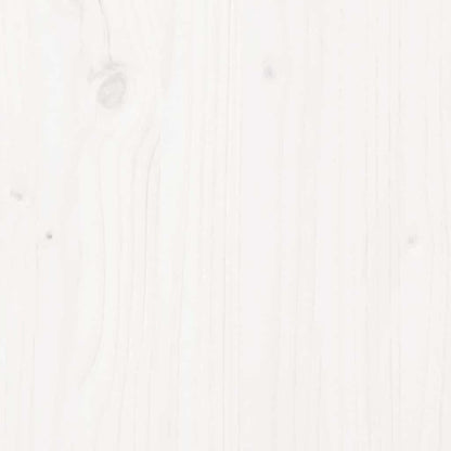 Bed Frame without Mattress White 90x190 cm Single Solid Wood Pine