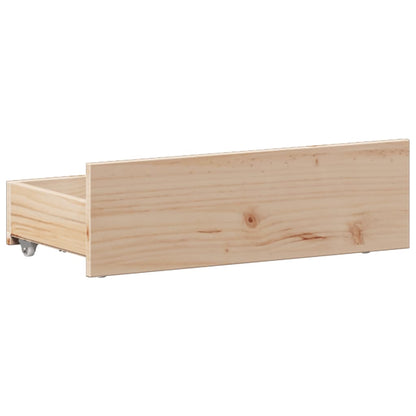 Bookcase Bed without Mattress 90x200 cm Solid Wood Pine