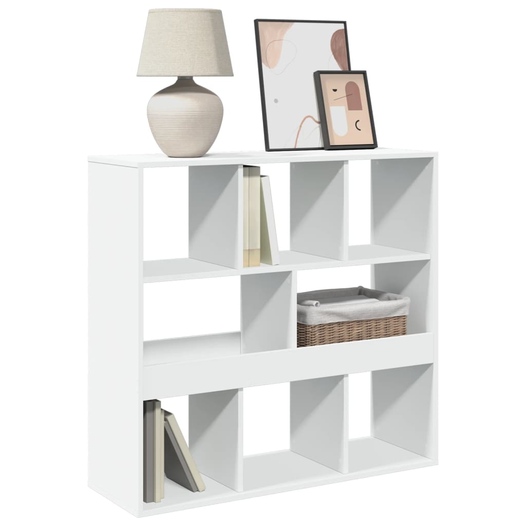 Book Cabinet/Room Divider White 100x33x94.5 cm