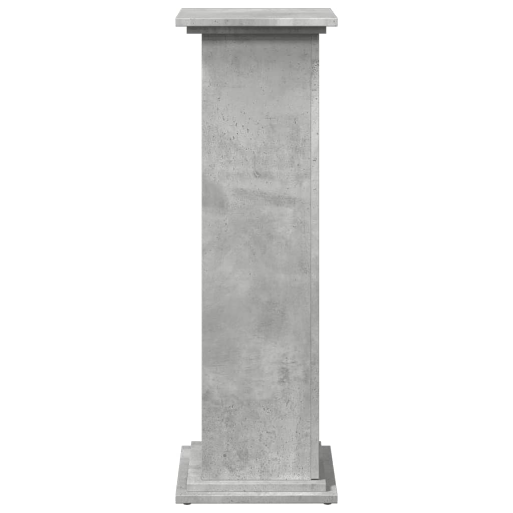 Display Stand with Storage Concrete Grey 31x30x90 cm Engineered Wood