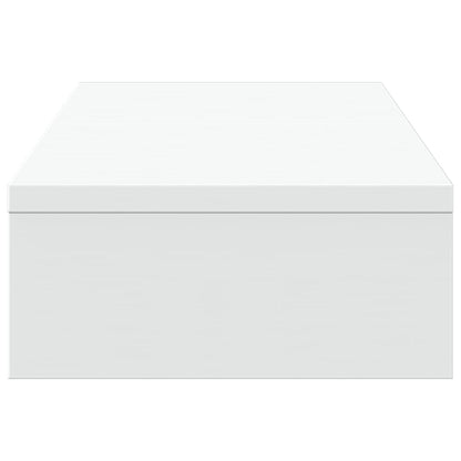 Monitor Stand Adjustable White 60x24x10.5 cm Engineered Wood