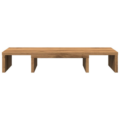 Monitor Stand Adjustable Artisian Oak 60x24x10.5 cm Engineered Wood