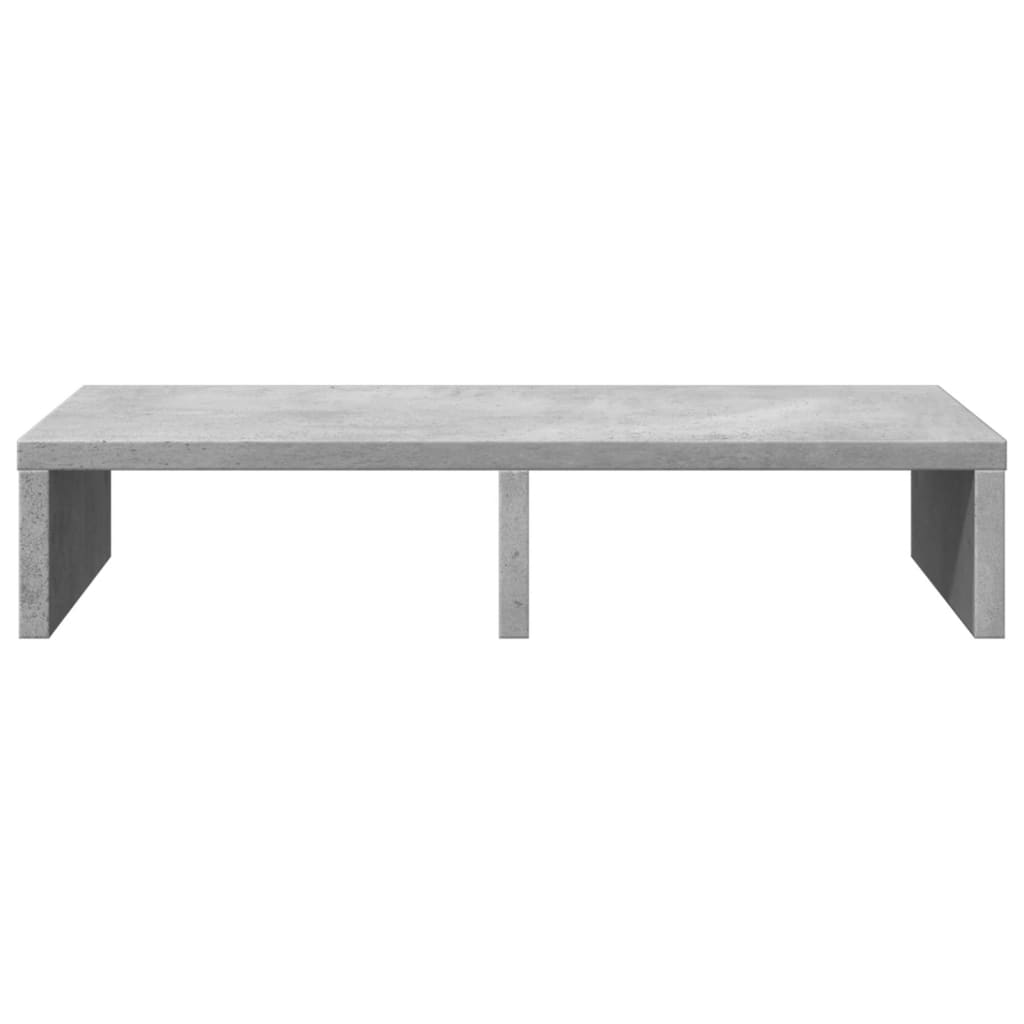 Monitor Stand Concrete Grey 50x27x10 cm Engineered Wood