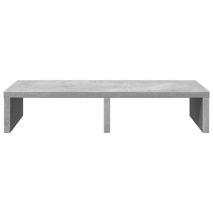 Monitor Stand Concrete Grey 50x27x10 cm Engineered Wood