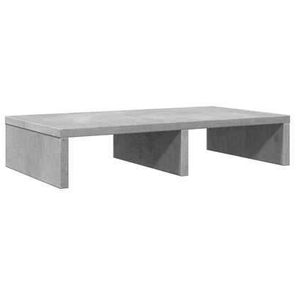 Monitor Stand Concrete Grey 50x27x10 cm Engineered Wood