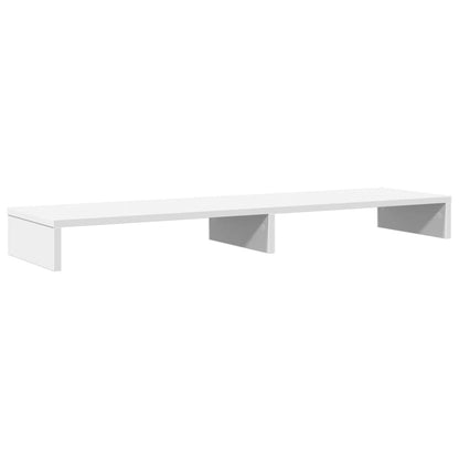 Monitor Stand White 100x27x10 cm Engineered Wood