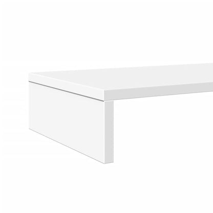 Monitor Stand White 100x27x10 cm Engineered Wood