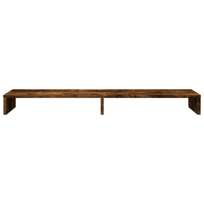 Monitor Stand Smoked Oak 100x27x10 cm Engineered Wood