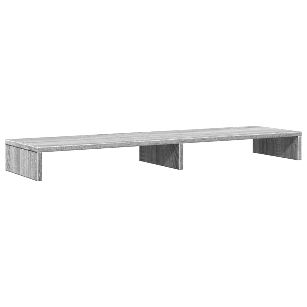 Monitor Stand Grey Sonoma 100x27x10 cm Engineered Wood