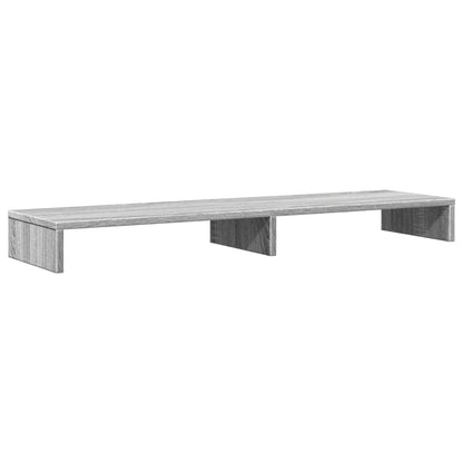 Monitor Stand Grey Sonoma 100x27x10 cm Engineered Wood