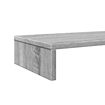 Monitor Stand Grey Sonoma 100x27x10 cm Engineered Wood