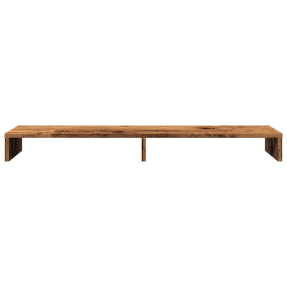 Monitor Stand Old Wood 100x27x10 cm Engineered Wood