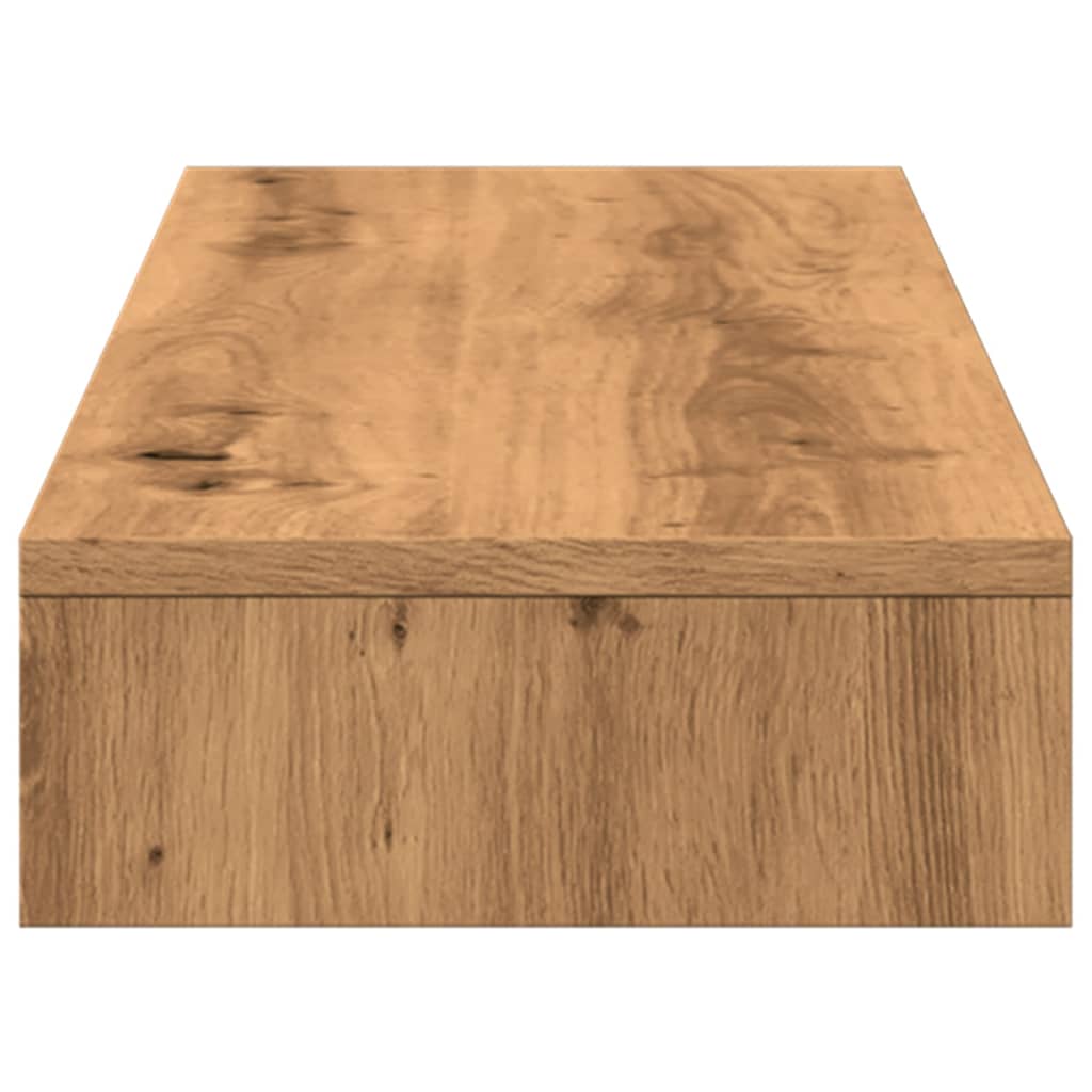 Monitor Stand Artisian Oak 100x27x10 cm Engineered Wood