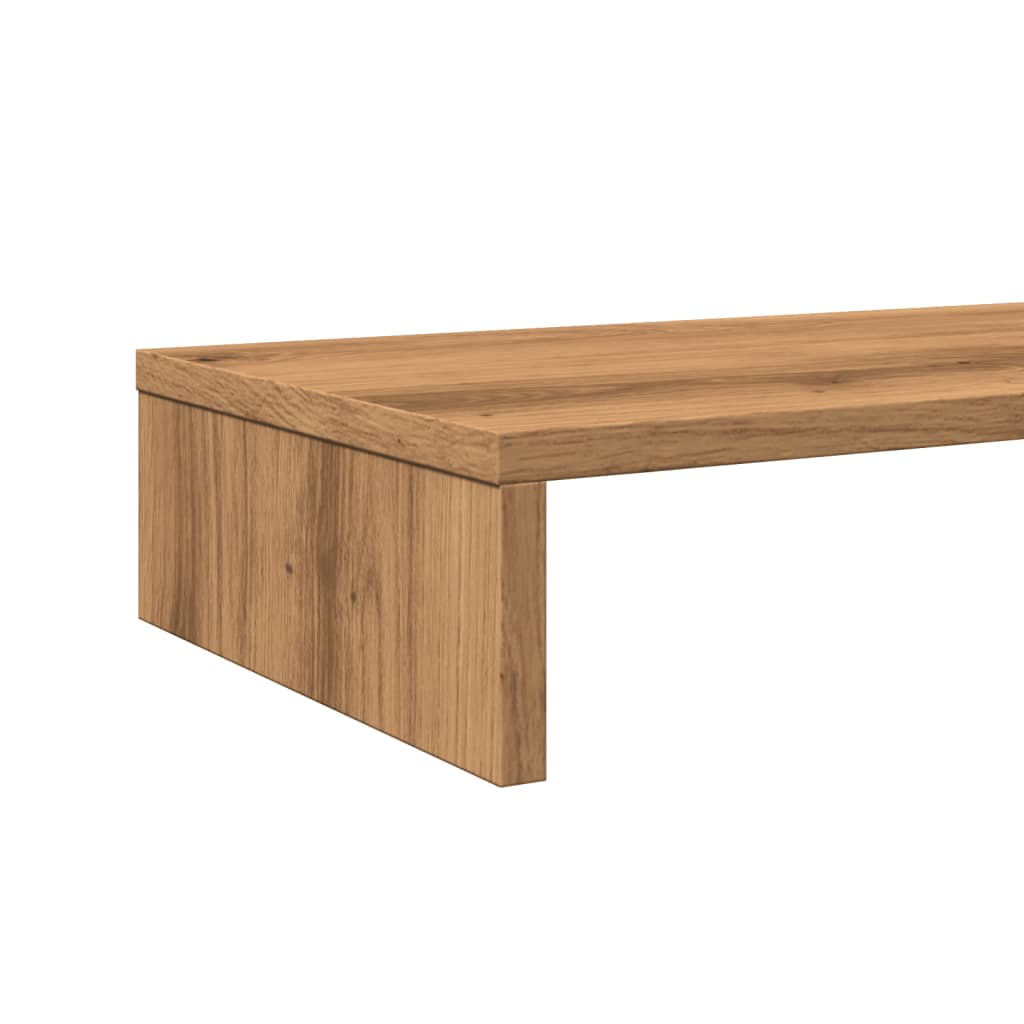 Monitor Stand Artisian Oak 100x27x10 cm Engineered Wood