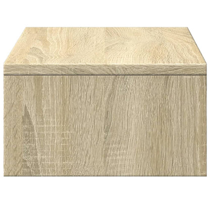 Monitor Stand with Drawers Sonoma Oak 50x27x15 cm Engineered Wood
