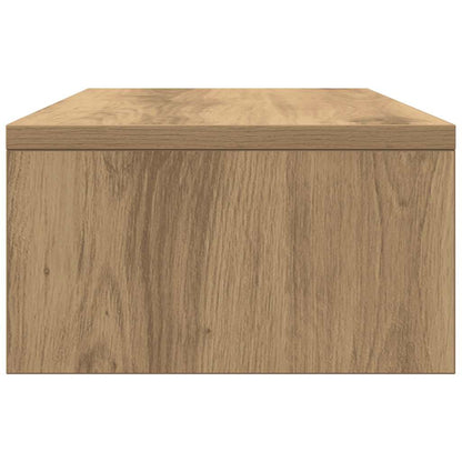 Monitor Stand with Drawers Artisian Oak 50x27x15 cm Engineered Wood