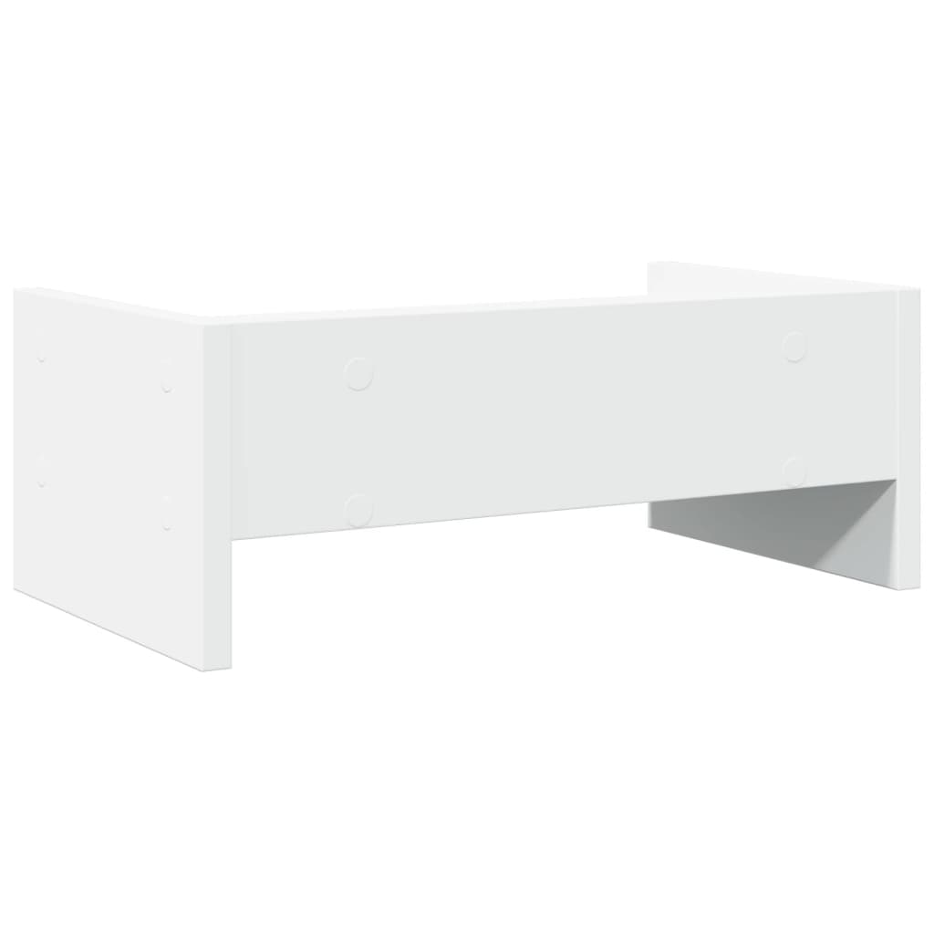 Monitor Stand White 42x24x16 cm Engineered Wood