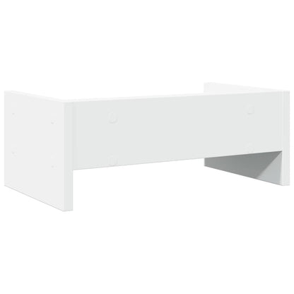 Monitor Stand White 42x24x16 cm Engineered Wood
