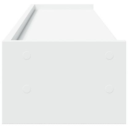 Monitor Stand White 100x24x16 cm Engineered Wood