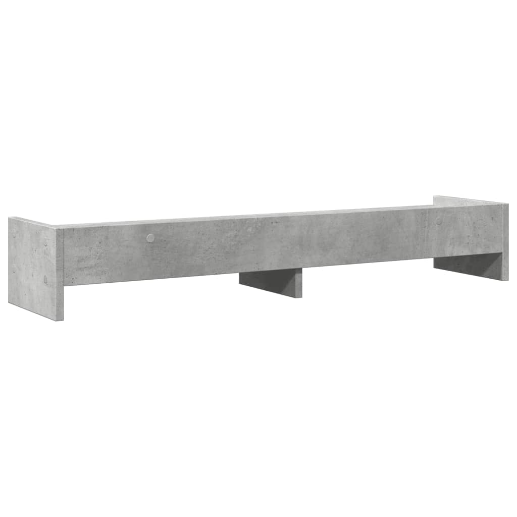 Monitor Stand Concrete Grey 100x24x16 cm Engineered Wood