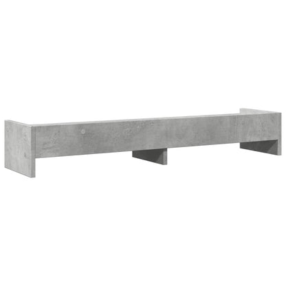 Monitor Stand Concrete Grey 100x24x16 cm Engineered Wood