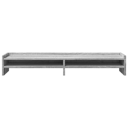 Monitor Stand Grey Sonoma 100x24x16 cm Engineered Wood